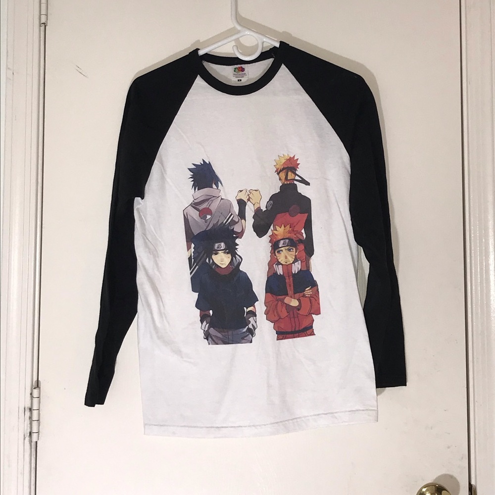 Naruto print shirt